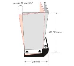 Anfahrschutz Ecken Black Bull SWING